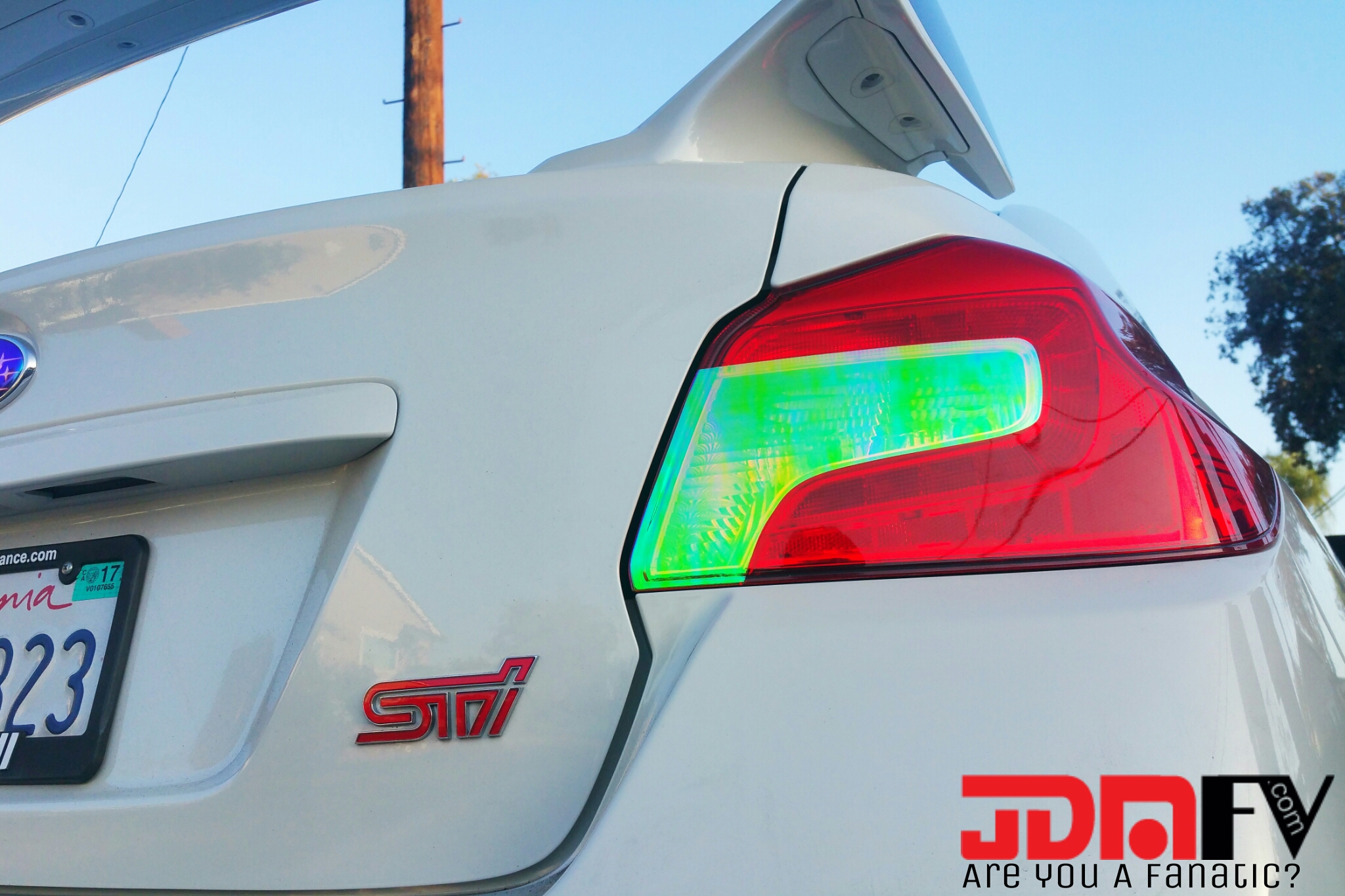 CLEAR Vinyl Emblem Protector Overlays FRONT REAR for 15-20 Subaru WRX STi